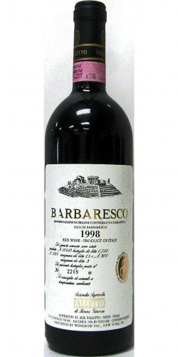 Barbaresco Asili 1998 picture