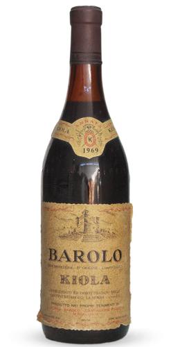 Barolo Kiola 1969 picture