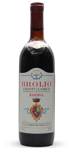 Chianti Classico Brolio Riserva 1983 picture