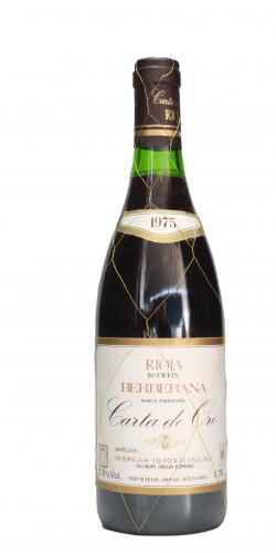 Rioja Carta de Oro 1975 picture